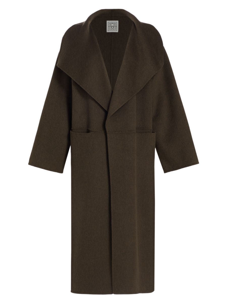 Long Wool & Cashmere Coat | Saks Fifth Avenue