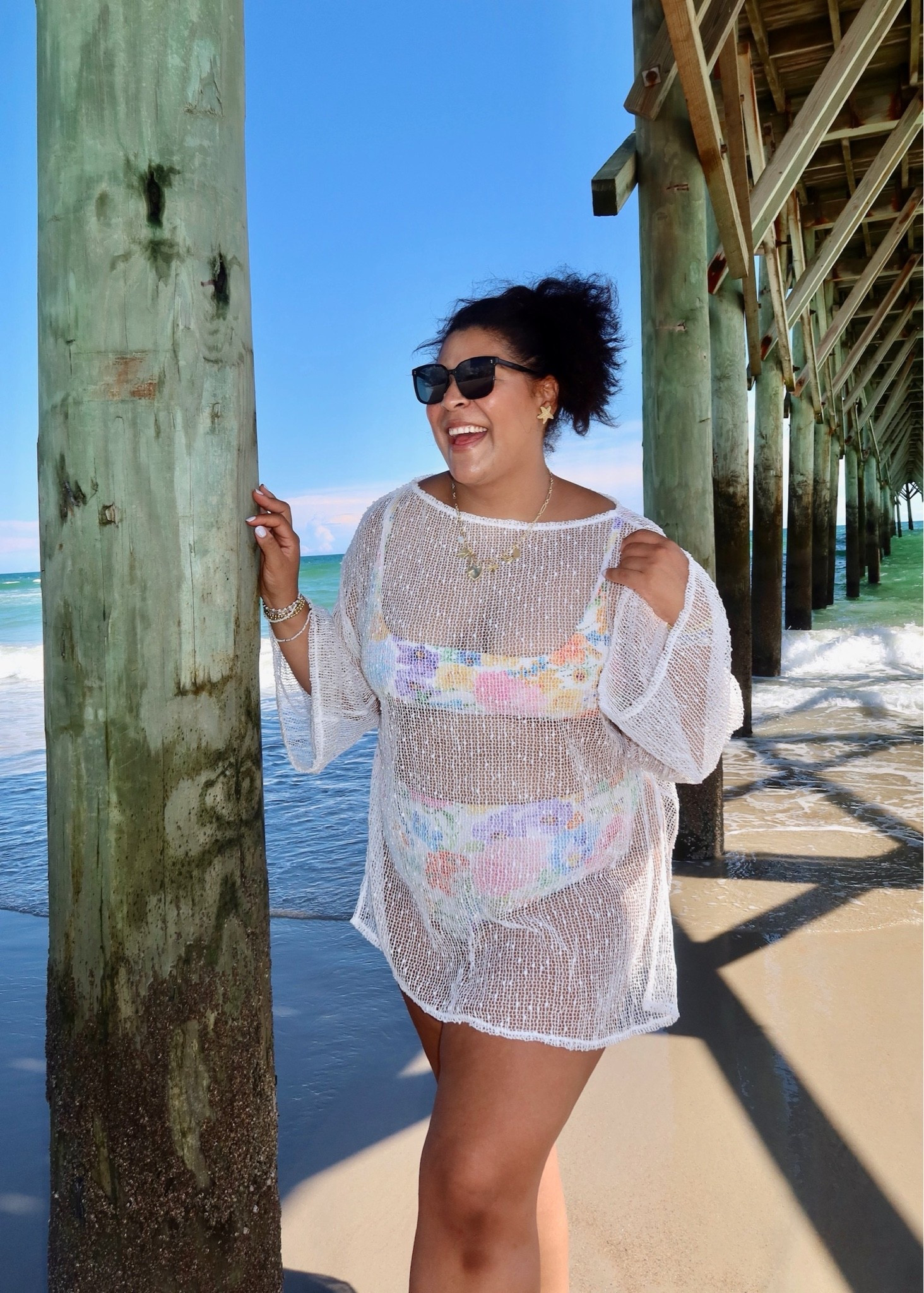 Beach days are always a good idea 🌊☀️ This colorful swimsuit + sheer crochet cover up combo is giving effortless vacation style. Perfect for beach days, pool days, resort wear, and your next tropical getaway. 🤍🌴

midsize swimwear, beach outfit, swimsuit cover up, crochet cover up, colorful swimsuit, vacation outfit, resort wear, beach vacation style, poolside outfit, summer swimwear, midsize fashion, vacation essentials, women’s swimwear, beachwear, tropical vacation outfit

#LTKSwim #LTKMidsize #LTKTall