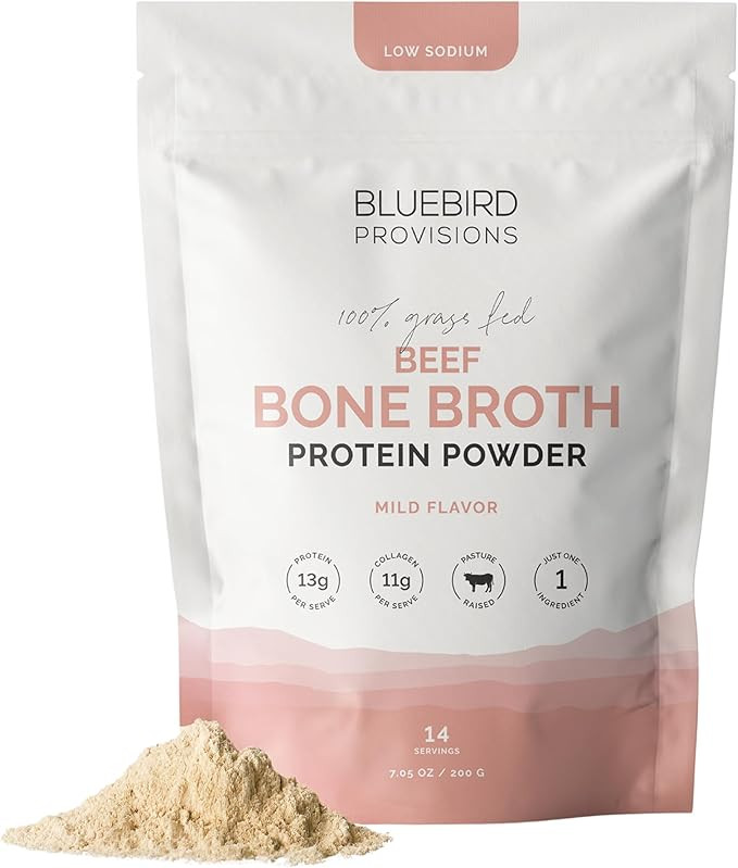 Beef Bone Broth Protein Powder - Grass Fed Beef Powder - Collagen Rich for Humans - Pasture Raise... | Amazon (US)
