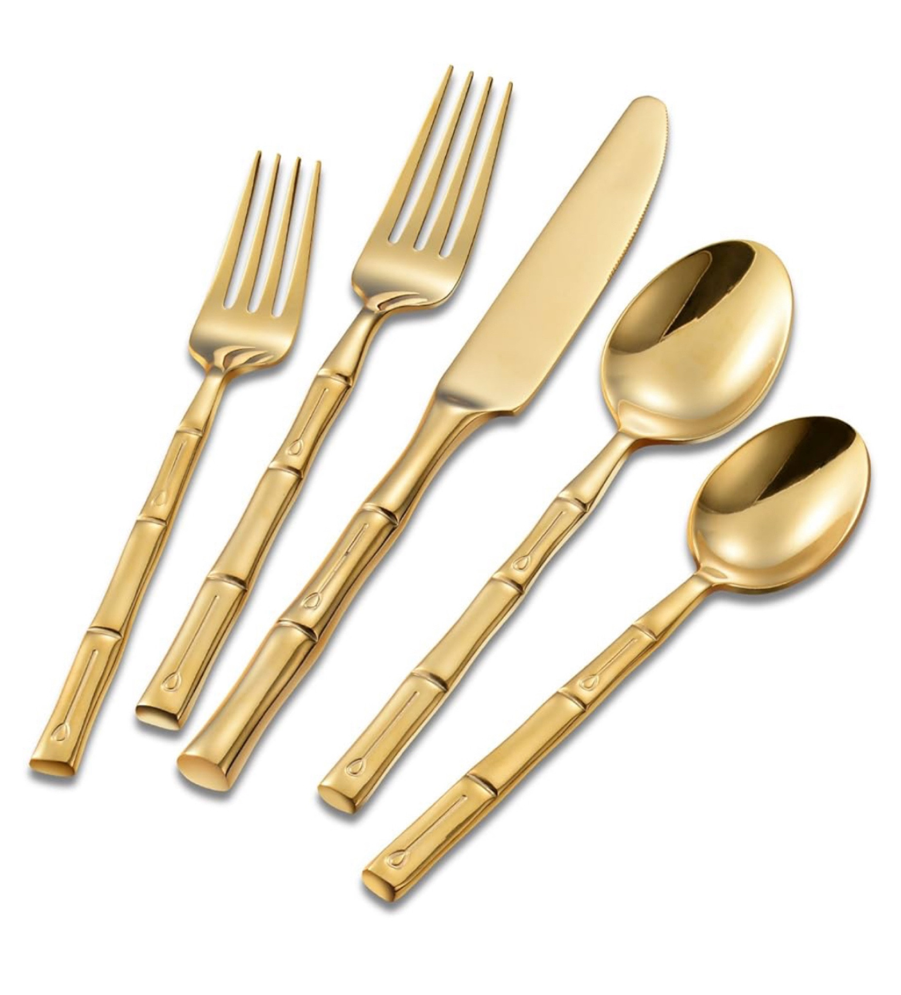 Silverware Set Gold Flatware Set Stainless Steel Bamboo Handle Cutlery Set Mirror Polished 60 Pieces for Home Kitchen Restaurant Hotel Wedding Housewarming Gift ✨Service for 12✨

#gift #weddinggift #housewarminggift #kitchen #utensils #forksandspoons #dinertime 

#LTKWedding #LTKHome #LTKFamily