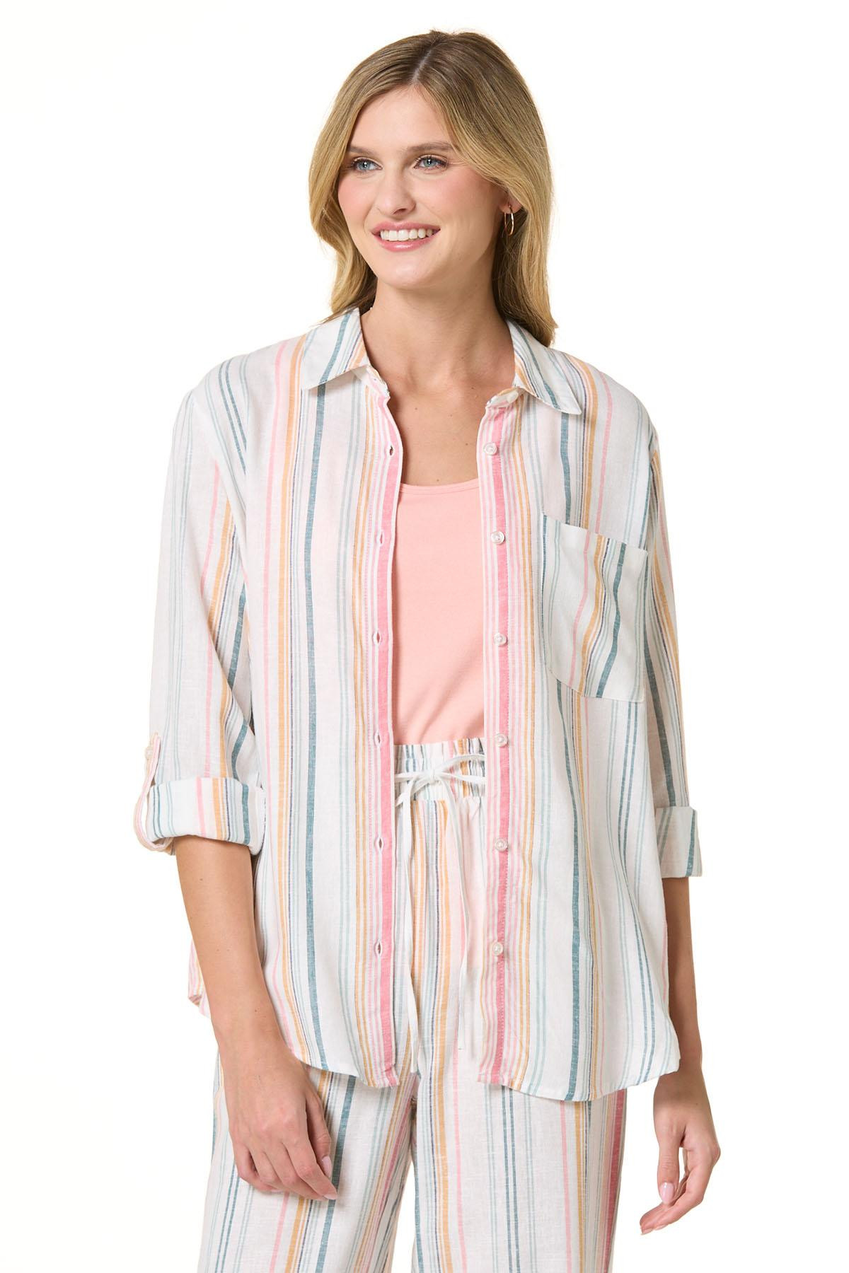 Island Stripe Shirt | Cato Fashions