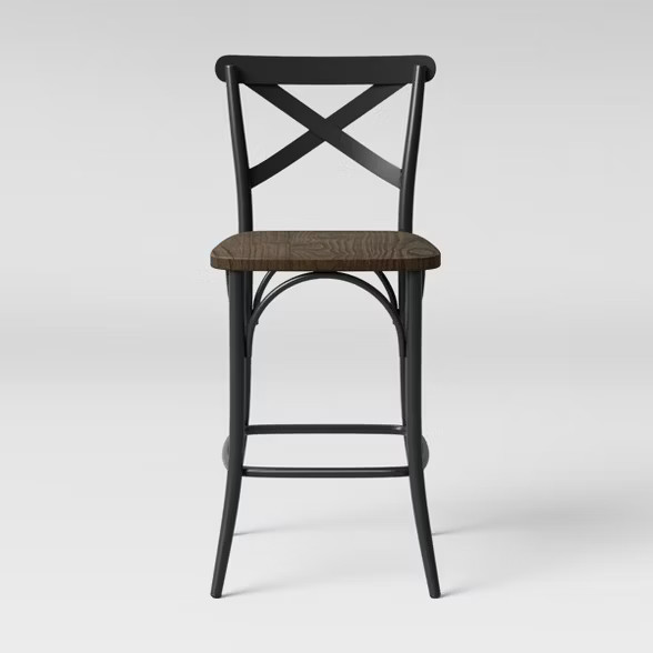 Malden French Bistro Counter Height Barstool with Wood Seat - Threshold™ | Target