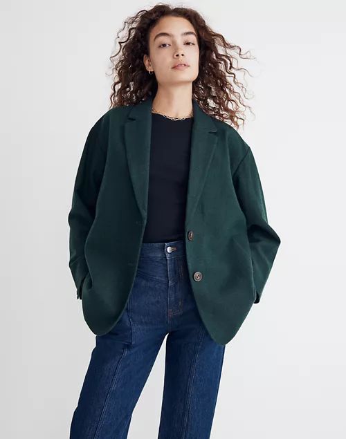 Brushed Oversized Dorset Blazer | Madewell