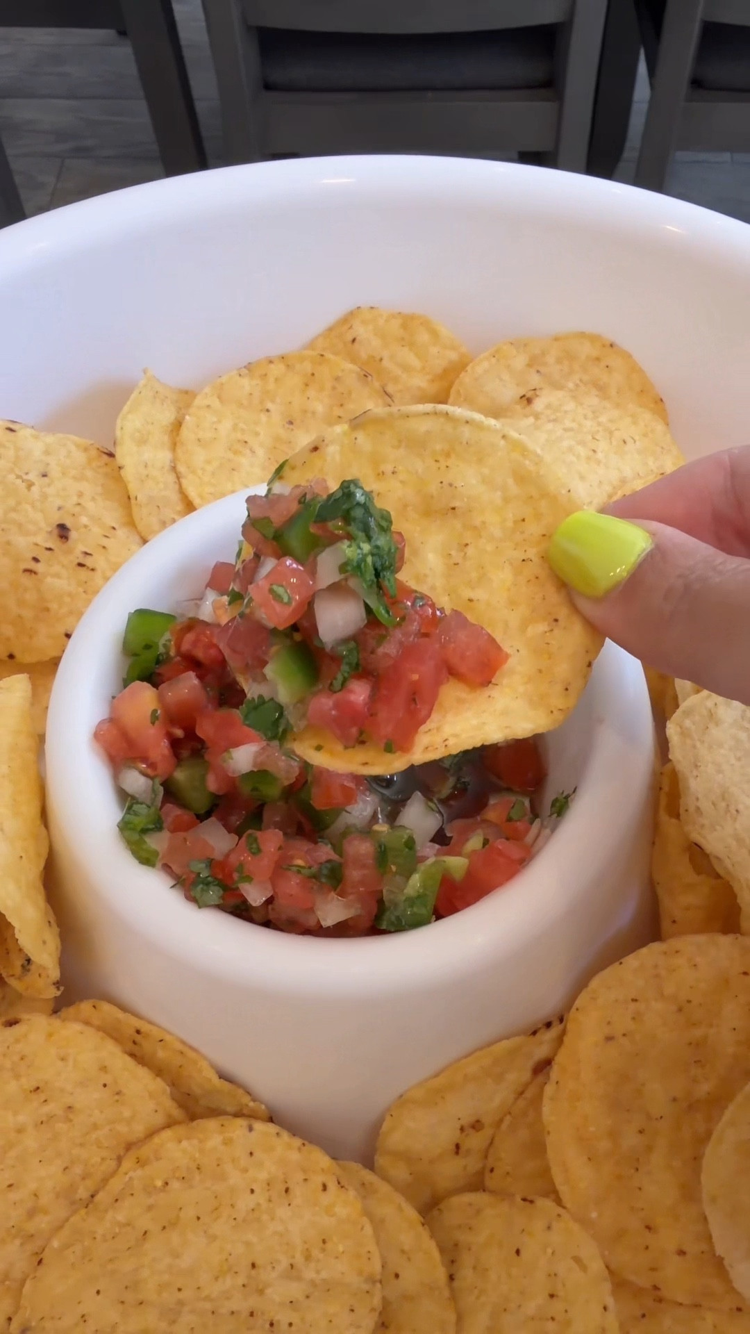 Quick homemade pico de gallo using a veggie chopper fresh, easy, and ready in under a minute.

Ingredients:

* 3 medium tomatoes
* 1/4 white onion
* 1 jalapeño (seeds removed for less spice)
* 2 tbsp fresh cilantro
* Juice of 1/2 lime
* Salt to taste

Instructions:

1. Add tomatoes, onion, jalapeño, and cilantro to your veggie chopper.
2. Press/chop until everything is evenly diced.
3. Pour into a bowl.
4. Add lime juice and a pinch of salt.
5. Mix and serve.

#picodegallo
#freshsalsa
#easyrecipes
#kitchenhacks

#LTKHome #LTKmomlife #LTKfoodie