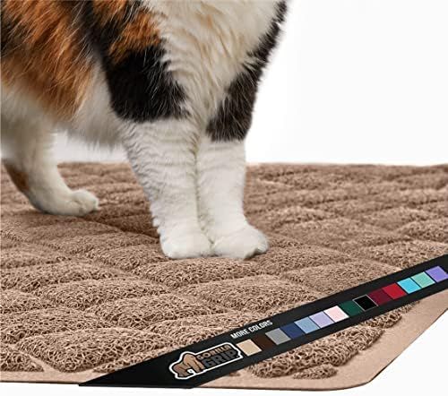 Gorilla Grip Thick Cat Litter Trapping Mat, Less Waste, Traps Mess from Box for Cleaner Floors, S... | Amazon (US)