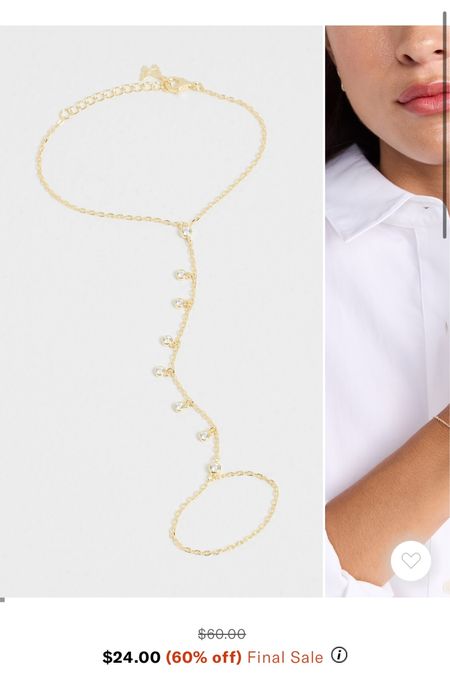 I’ve really wanted a hand chain and saw this option on sale! 

#LTKSaleAlert #LTKBeauty #LTKFindsUnder50