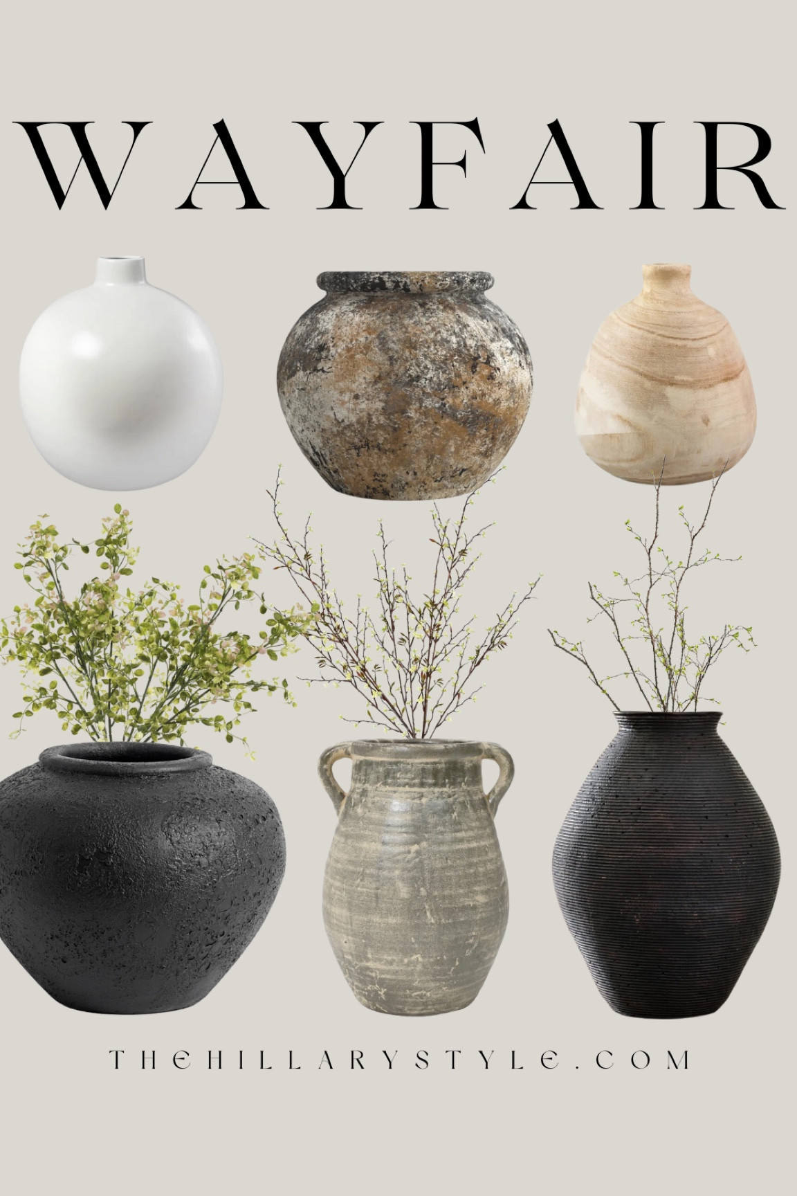 Wayfair Vases & Florals

#LTKxWayfair #LTKSeasonal #LTKHome