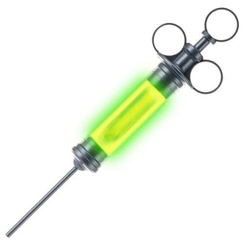 Spooktacular Creations Halloween Radioactive Glowing Syringe Prop, Large Glow Syringes with Green Tube Kids Women Men Mad Scientist Costume Accessories, Halloween Doctor Cosplay Accessory | Amazon (US)