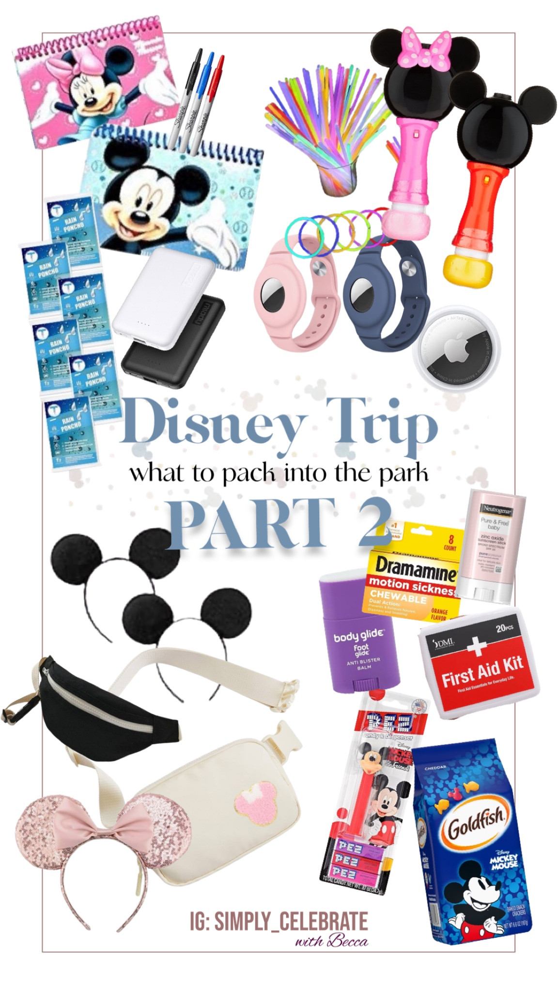 Part 2 of what we packed INTO the park for our days at Disneyland! 🎇🎆
These items saved us too many times to count! 
The batteries are for the Mickey Mouse bubble wands (see part 1)
DONT miss part 1 for the rest of the list! 🏰 
I hope this helps even one person have a better trip! Happy Disney planning 🎉

#LTKtravel #LTKfamily #LTKkids