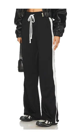 Jasmina Track Pant in Black | Revolve Clothing (Global)