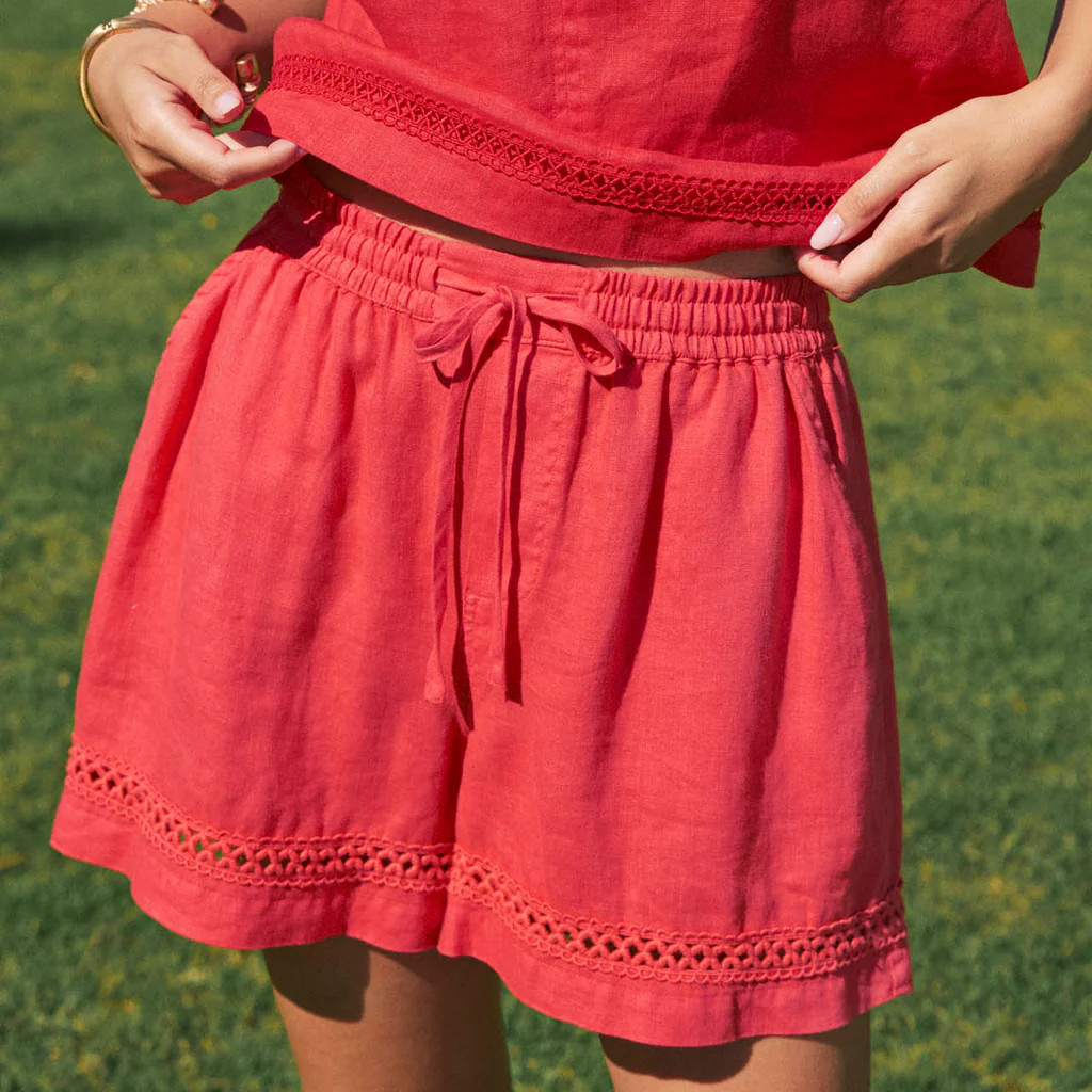Stella Linen Trim Short | Splendid
