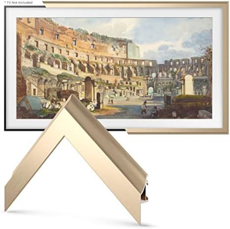 Deco TV Frames Alloy Scoop - Pale Gold Bezel Compatible ONLY with Samsung The Frame TV (43", Fits 20 | Amazon (US)