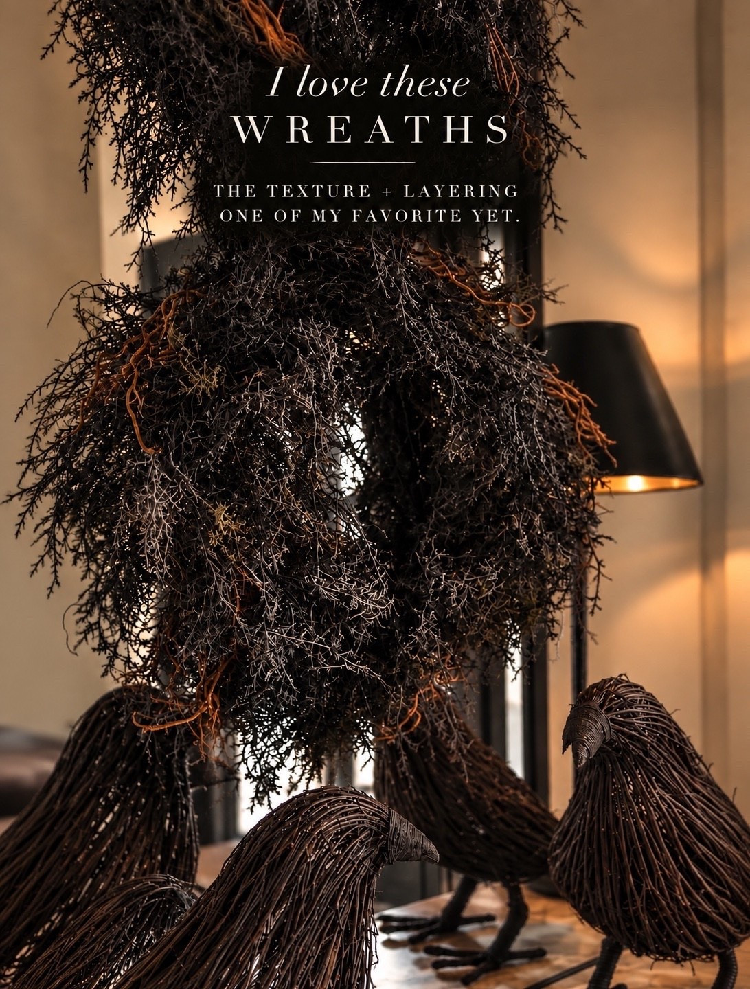 These Halloween wreaths are SO good this year 🖤 I love the moody texture and oversized look for adding a little spooky season moment without sacrificing your home aesthetic. Such a gorgeous Halloween decor find!

#HalloweenDecor #HalloweenWreath #FallDecor #FallHomeDecor #SpookySeason #HalloweenHome #MoodyDecor #AtHomeFinds

Summerthonpsonstyles

#LTKHome #LTKSeasonal #LTKdayinmylife