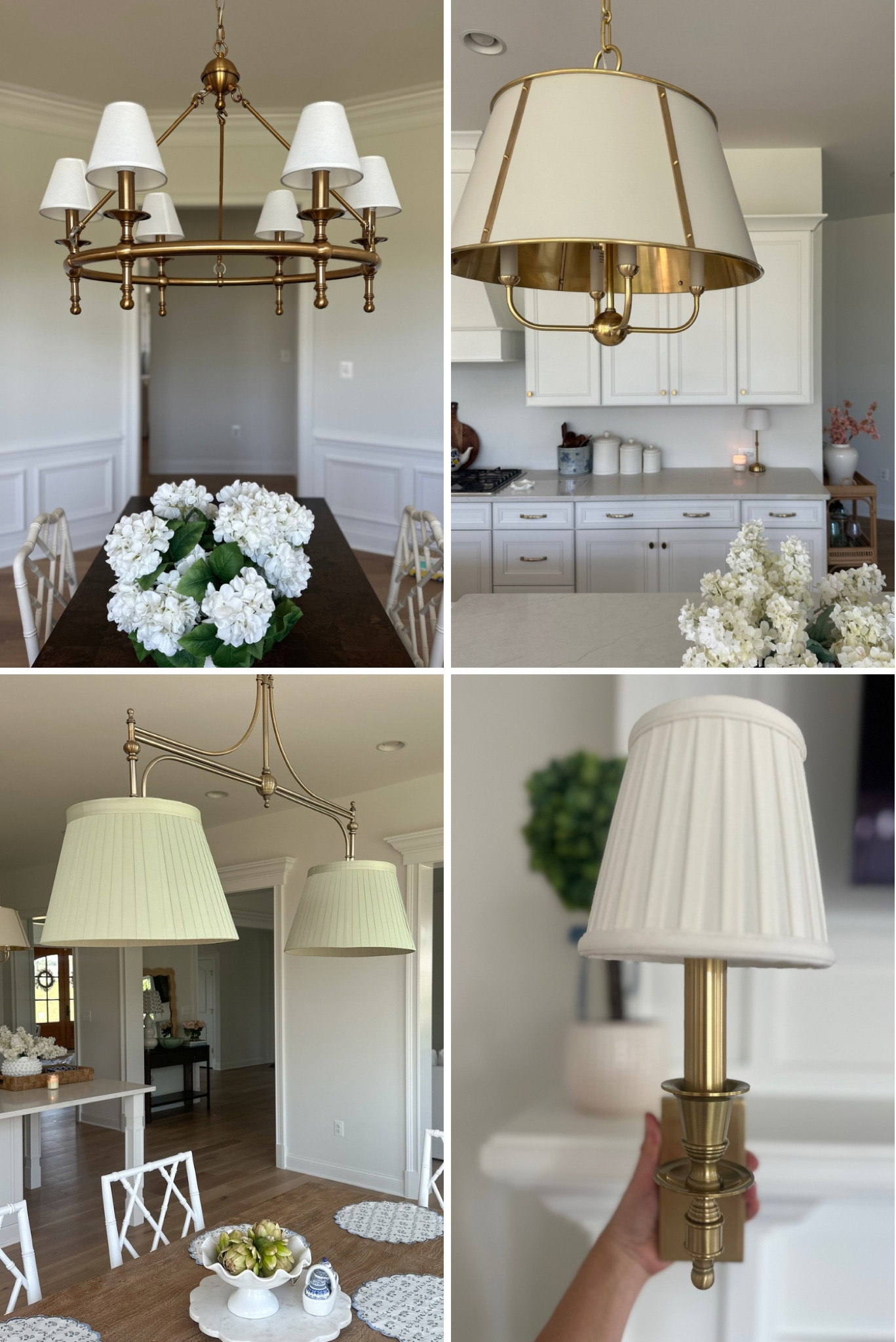 Lighting is the jewelry of a room ✨ 

Note: I purchased just the base for the kitchen light—these are my own lamp shades! Proof that you can customize however you’d like 

#LTKHome