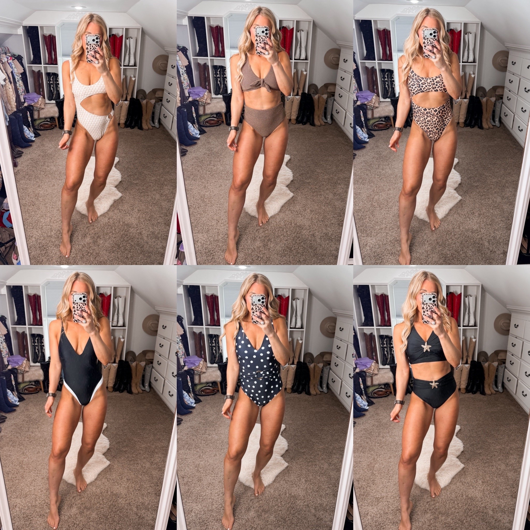 shop all of these swimsuits I’m loving right now- so cute, affordable and all so flattering for the thick thigh game 💪🏻 Most have good tummy control/ coverage too! 

Wearing size small in all. 

Amazon find, Amazon haul, Amazon fashion finds, Amazon style, swimsuit check, swimsuit haul, Amazon swim, Amazon swimwear, tummy control swimsuit 

#amazonswim #amazonfashion #tummycontrol #amazonfashionfinds #swimsuitseason