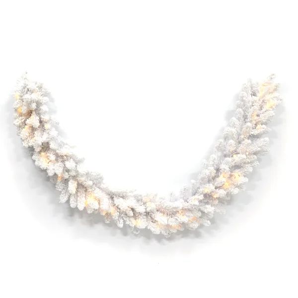 6' Pre-Lit Garland with 40 Warm Clear/White Lights | Wayfair North America