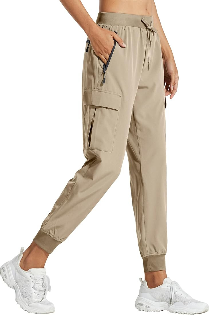 Libin Women's Cargo Joggers Lightweight Quick Dry Hiking Pants Athletic Lounge Casual Travel Peti... | Amazon (US)