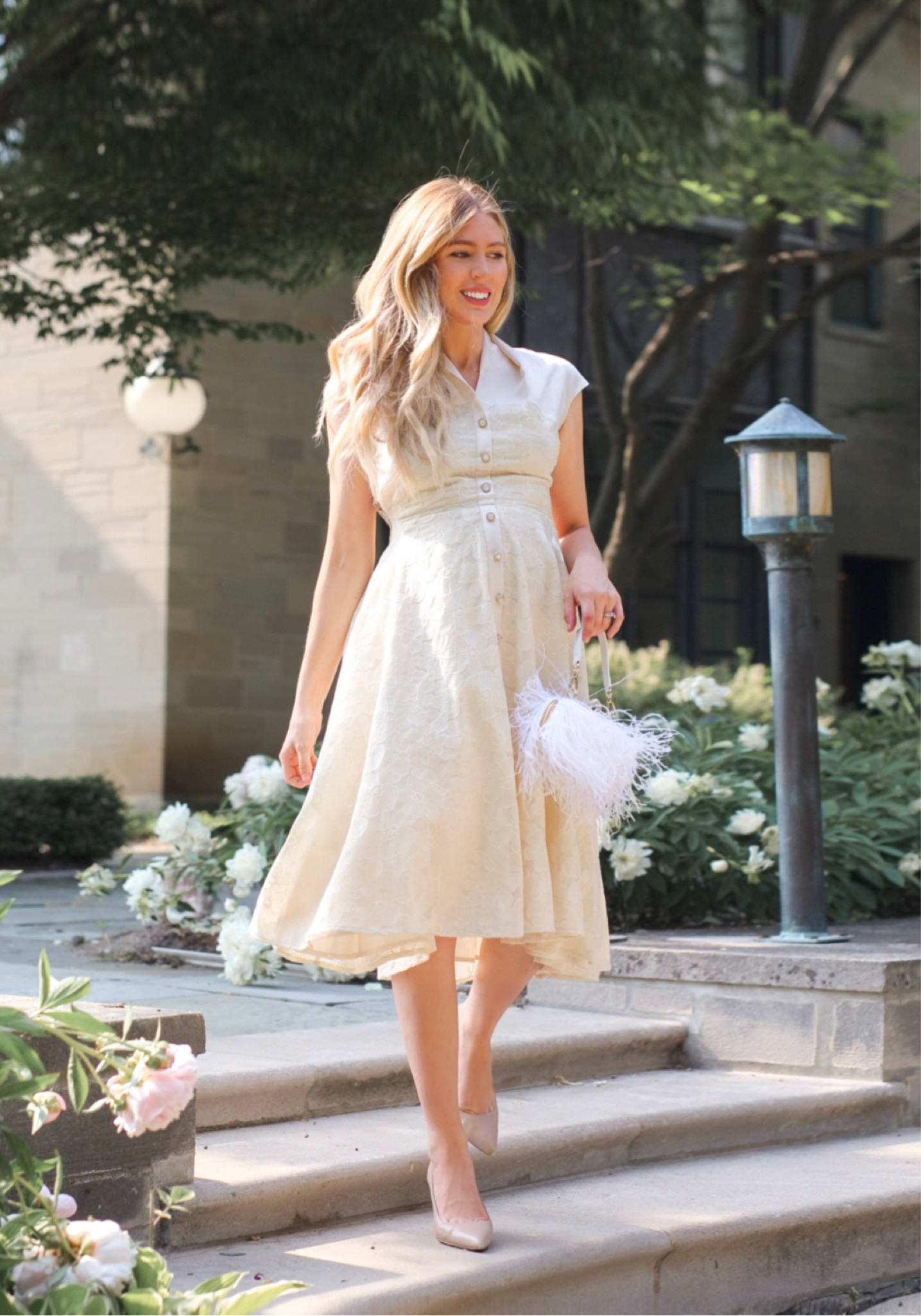 Wedding Dress 192s Dress Casual Shop 1920s Casual Dresses Pleated Lace Day  Dress BABEYOND