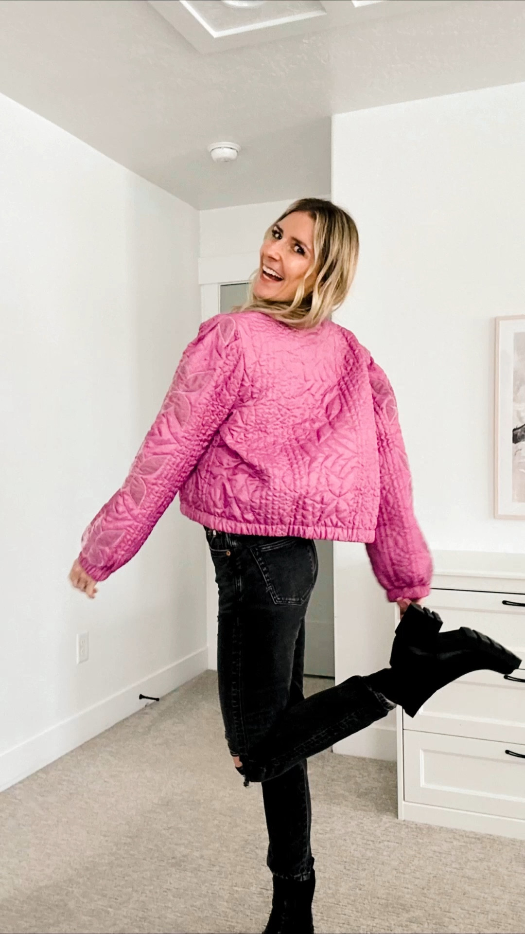 This free people jacket is all I imagined and more! The color is gorgeous (but comes in lots of other colors too) and it’s lightweight so could take you well into spring! I’d recommend sizing down - this is a small and I’m going to exchange for an XS!

#LTKMostLoved #LTKstyletip #LTKSeasonal