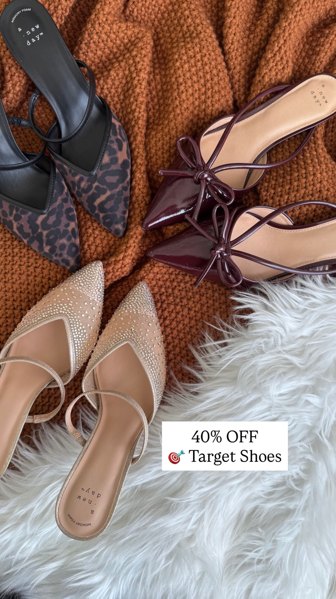🎯 Target: 40% OFF shoes

heels | Target sales | Target style | Holiday style | affordable fashion | look for less | Black Friday sales | gift ideas | gift guide

#LTKGiftGuide #LTKmomlife #LTKSaleAlert