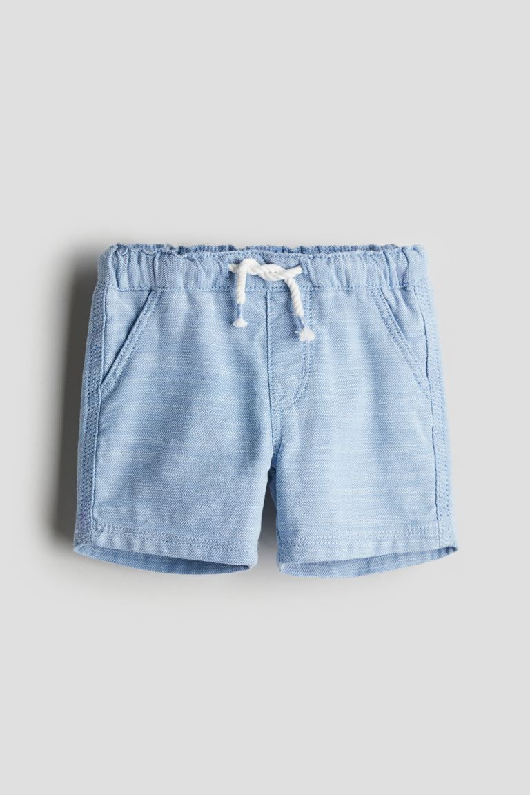 Cotton Shorts - Light blue - Kids | H&M US | H&M (US + CA)