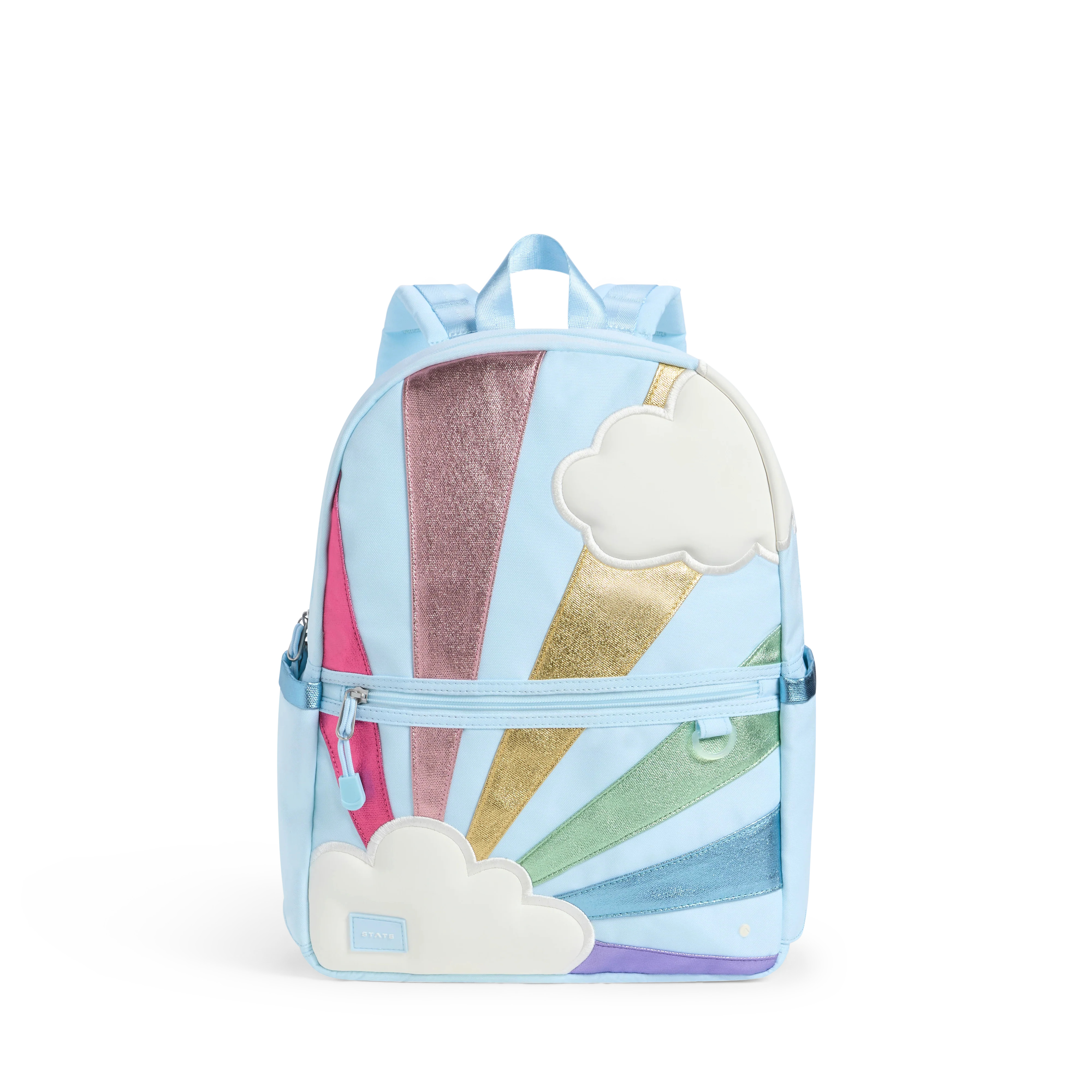 STATE Bags Kane Kids backpack in rainbow cloud print