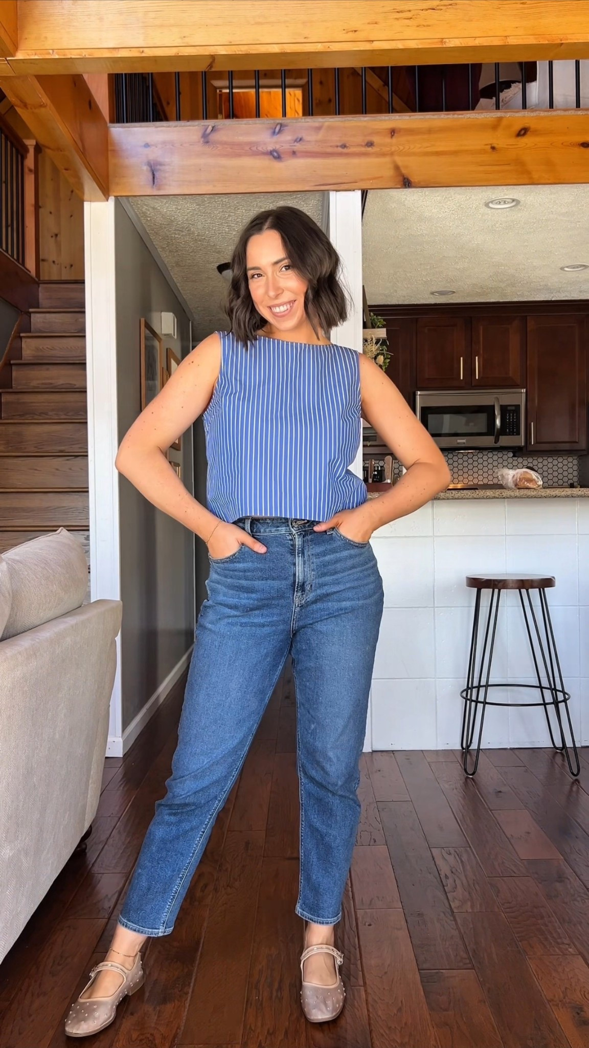 Gap Spring Break Travel finds! What I’m taking with me 🧳💐

Blue stripe sleeveless top, jeans and a cute top, mom-approved spring 2026 outfit inspo 

#LTKootd #LTKgrwm #LTKSpringSale
