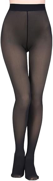 CM C&M WODRO Women Fleece Lined Tights Fake Translucent Thermal Leggings Winter Sheer Warm Pantyh... | Amazon (CA)