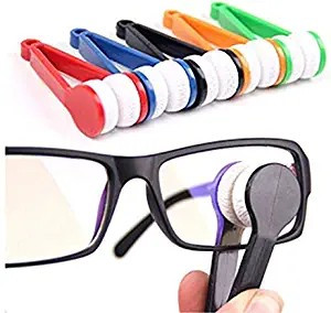 Amazon.com: 5 Pcs Mini Sun Glasses Eyeglass Microfiber Spectacles Cleaner Soft Brush Cleaning Too... | Amazon (US)