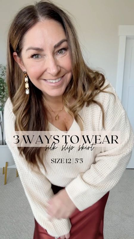 3 ways to wear slip skirt when you are curvy! I’m size 12 but sized up to a XL for more room and wore the soma vanishing tummy undies. 

All tops tts, L


#LTKHoliday #LTKmidsize #LTKSeasonal