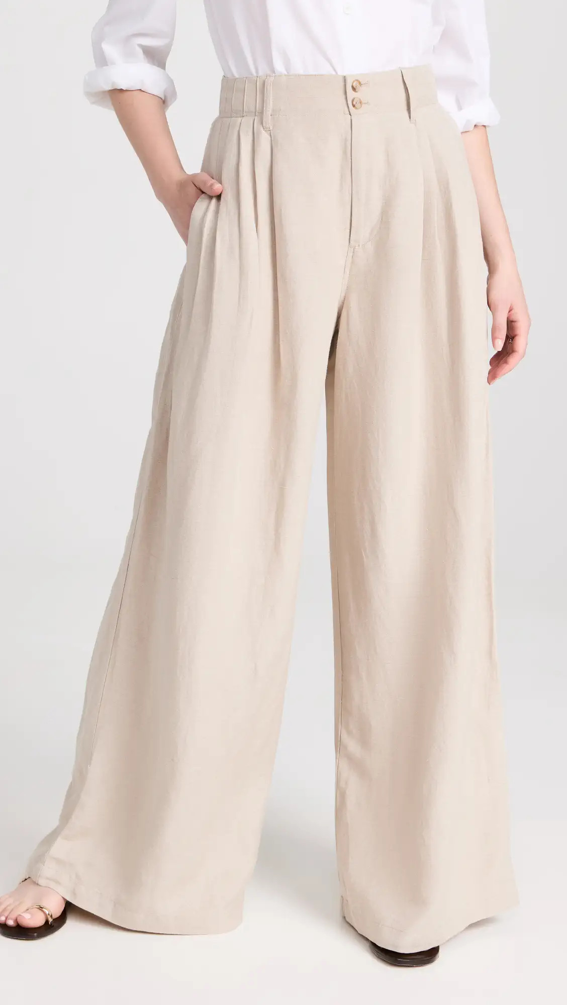 Madewell Pleated Superwide-Leg Pants | Shopbop | Shopbop
