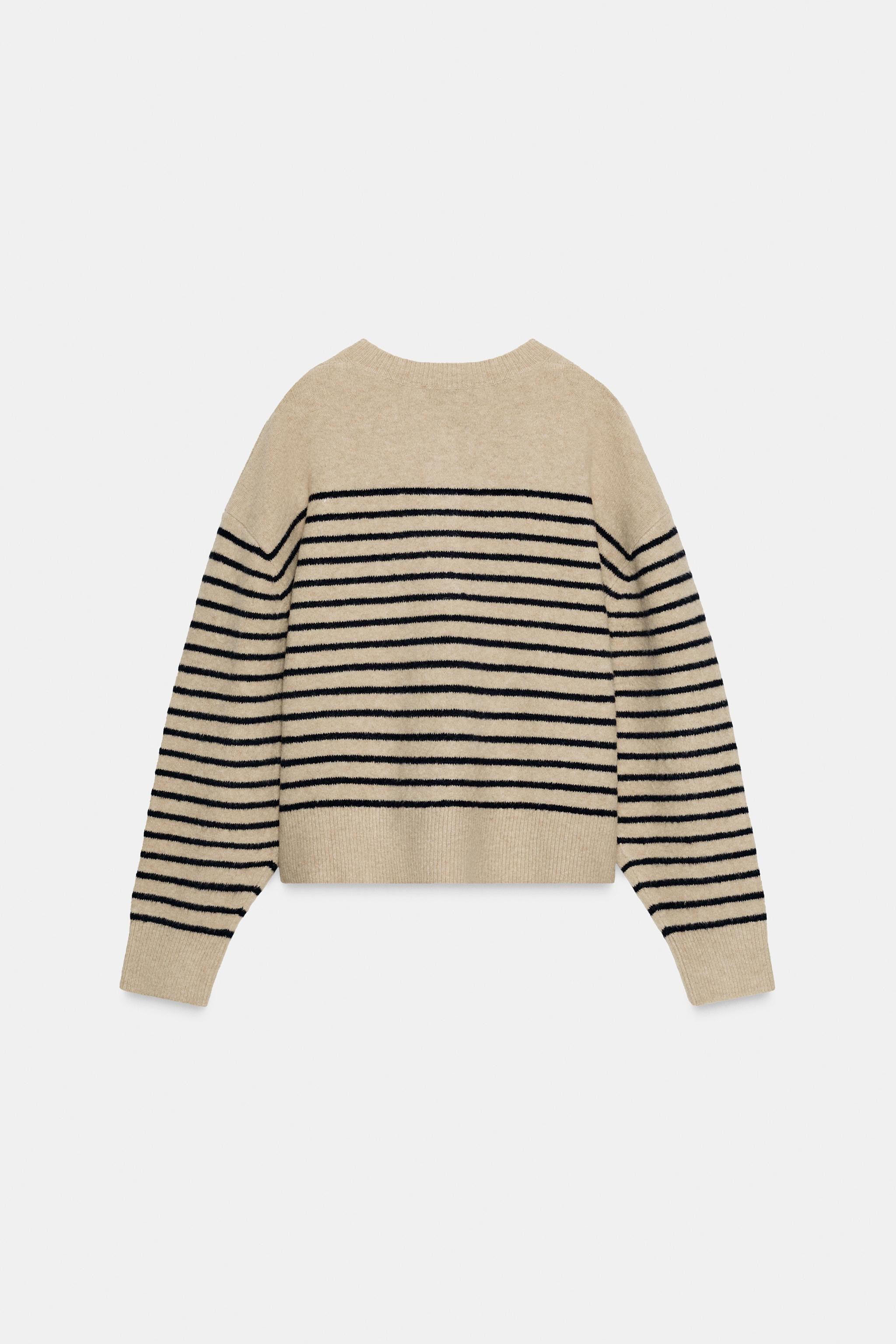 STRIPED KNIT SWEATER | Zara UK