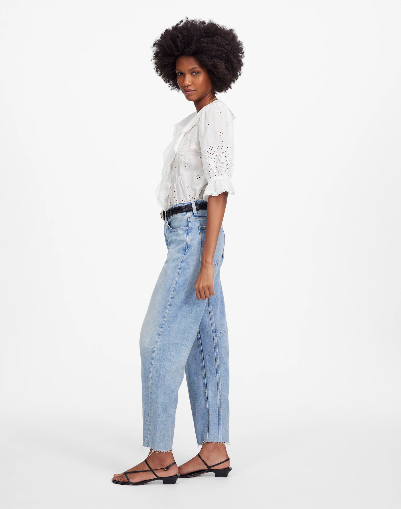 The Darted Barrel-Leg Jean | Madewell | Madewell