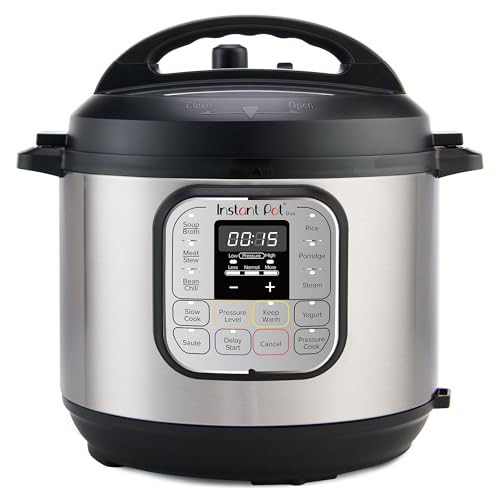 Instant Pot Duo 7-in-1 Mini Electric Pressure Cooker, Slow Rice Cooker, Steamer, Sauté, Yogurt Maker, Warmer & Sterilizer, Includes Free App with over 1900 Recipes, Stainless Steel, 3 Quart | Amazon (US)