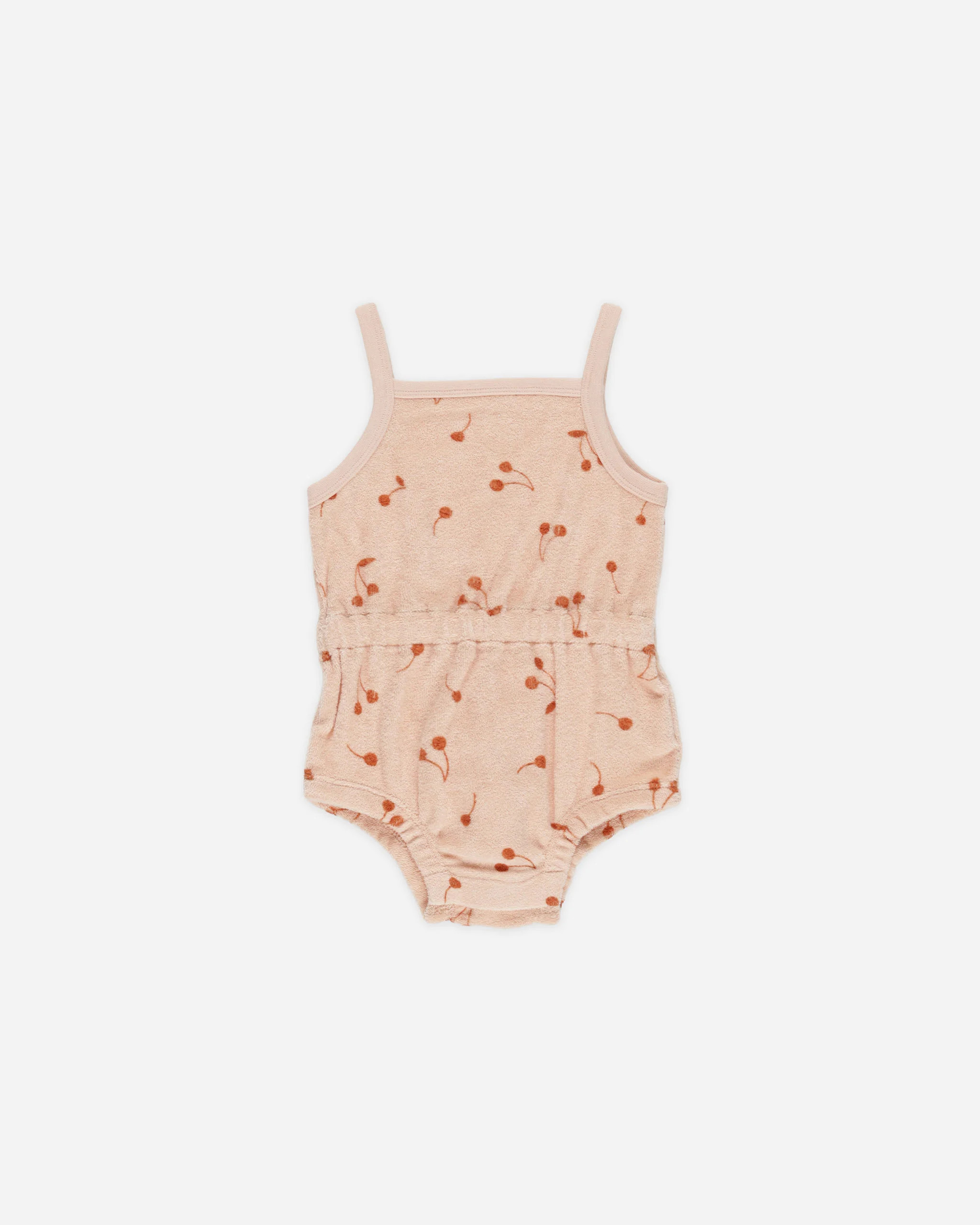 Terry Cinch Romper || Cherries | Rylee + Cru