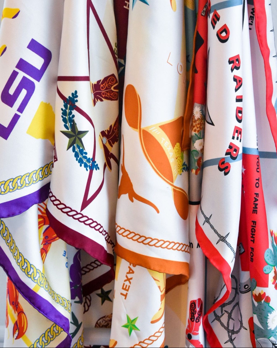 A brand I’m loving right now! Saturday Silks has the cutest gameday and Texas inspired silk scarves🩷

#LTKunder50 #LTKBacktoSchool #LTKstyletip