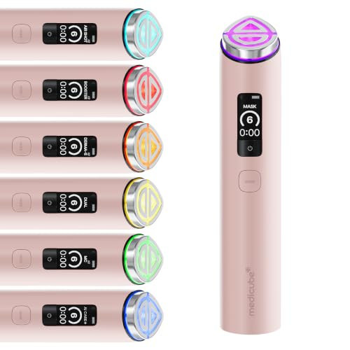 medicube Booster Pro X2™ | 7-in-1 Glow Beauty Device | 2X Care for Glow, Pores, Skin Definition & Radiance | Customized Dual & Sheet Mask Boost Modes | Korean Skincare Device | Pink | Amazon (US)