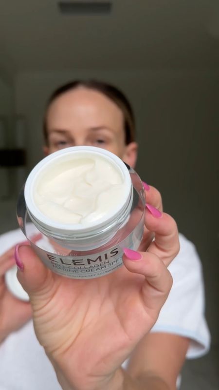 Two @elemis products I’m loving:
1. Dynamic Resurfacing Facial Pads  
2. Pro-Collagen Marine Cream SPF 30.  

They lift away dead cells and accelerate your skin's natural cell turnover to improve skin’s appearance, making it softer and brighter.

The Pro-Collagen Marine Cream SPF 30 is the perfect daytime moisturizer I’ve been hunting for! It’s super hydrating but light enough to go under makeup (my makeup actually looks BETTER with this underneath). It uses both plant and marine actives to hydrate and firm skin. And SPF30 is the cherry on top. 

Linking both (and two other Elemis products on my wishlist) below. 
 #ad #elemispartner

#LTKbeauty #LTKVideo