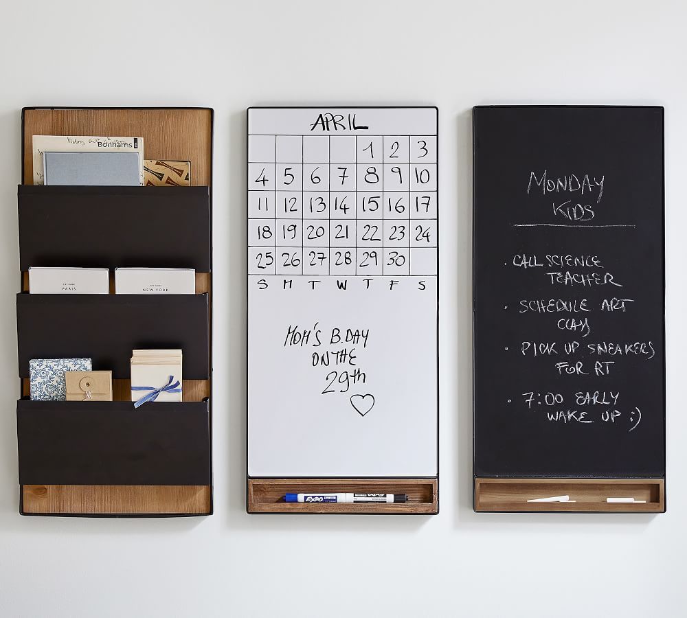 Trenton 3-Piece Essential Organization Set with Calendar | Pottery Barn (US)