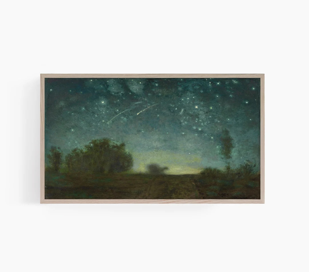 Samsung Frame TV Art Night Sky Frame TV Art Halloween Frame TV Art Moody Frame Tv Art Jean-franç... | Etsy (US)