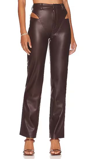Melody Pant in Dark Brown | Revolve Clothing (Global)