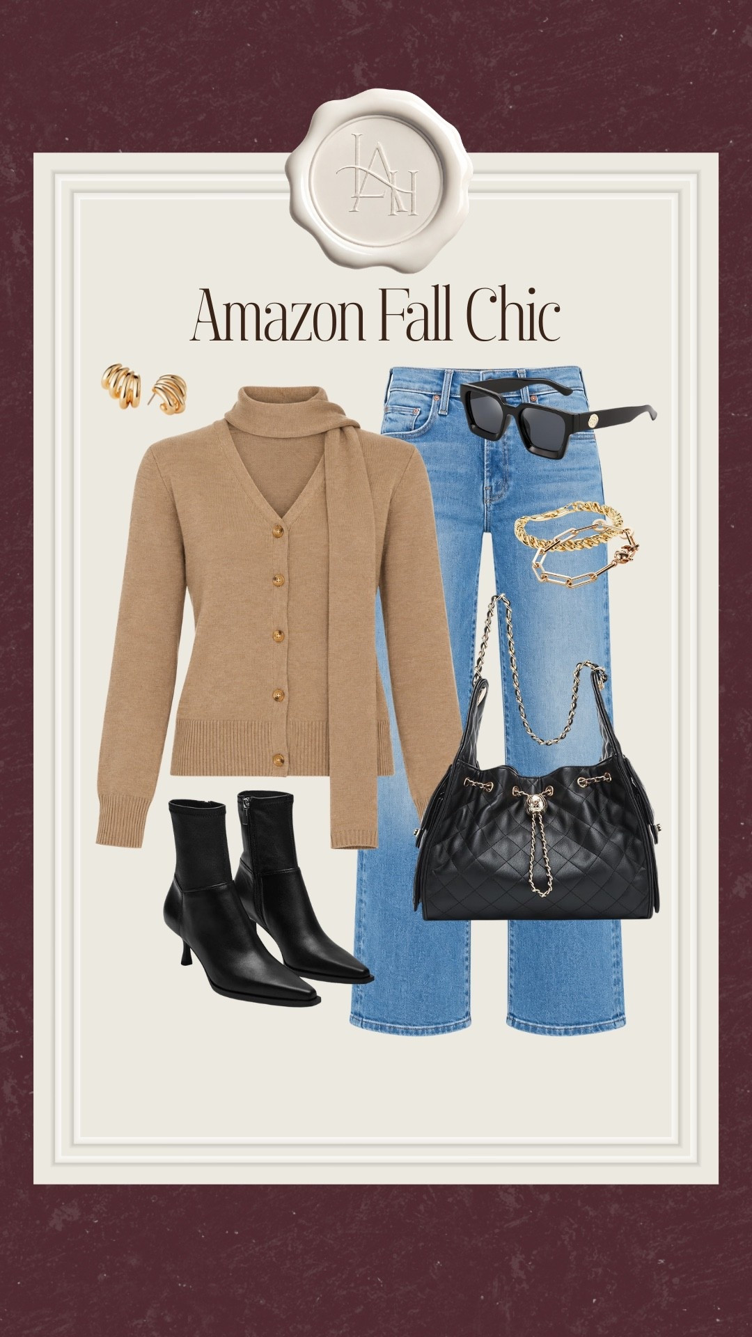This fall look is chic, elevated, and perfect for numerous events. I love mixing high-end and affordable pieces together—splurge worthy denim and affordable accessories is the way to go!

#LTKootd #LTKgrwm