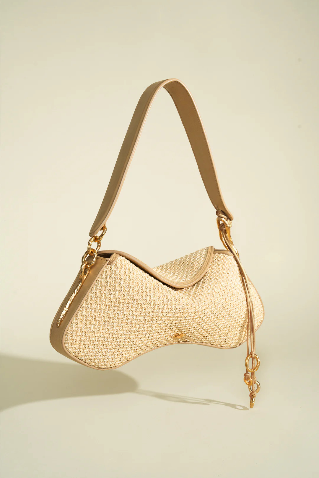 Deia Shoulder Bag - Natural Raffia | COUPER