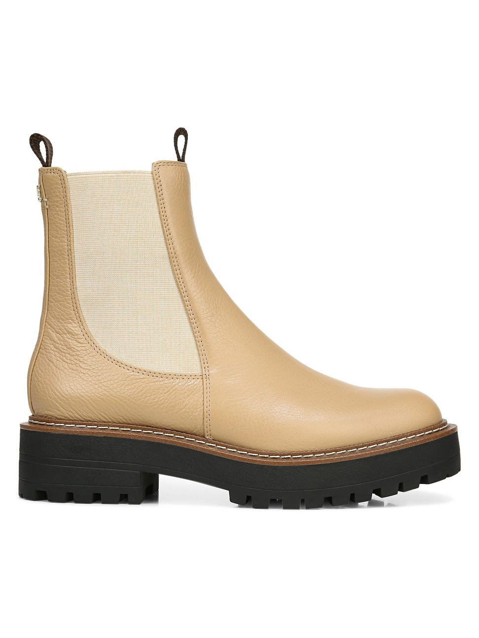 Sam Edelman Laguna Lug-Sole Leather Combat Boots | Saks Fifth Avenue