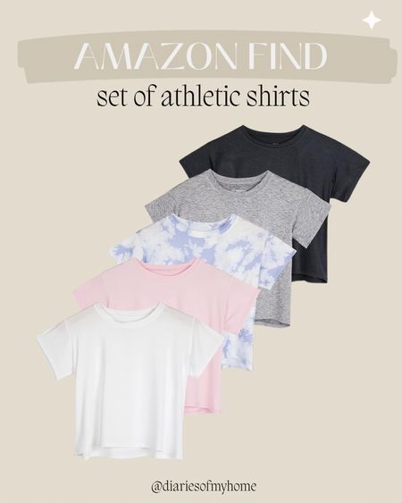 Amazon Find: affordable athletic shirts! Only $33 for 5 tops

#amazon #founditonamazon #amazonfashion #athleisure 

#LTKfindsunder100 #LTKfindsunder50 #LTKSeasonal