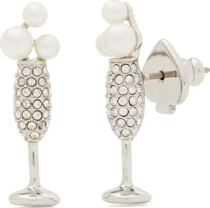 champagne stud earrings | Nordstrom