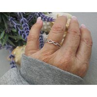 Dainty Infinity Ring>925 Sterling Ring, Life, Eternal Life, Love, Friendship, Minimalist Infinity Ring | Etsy (US)