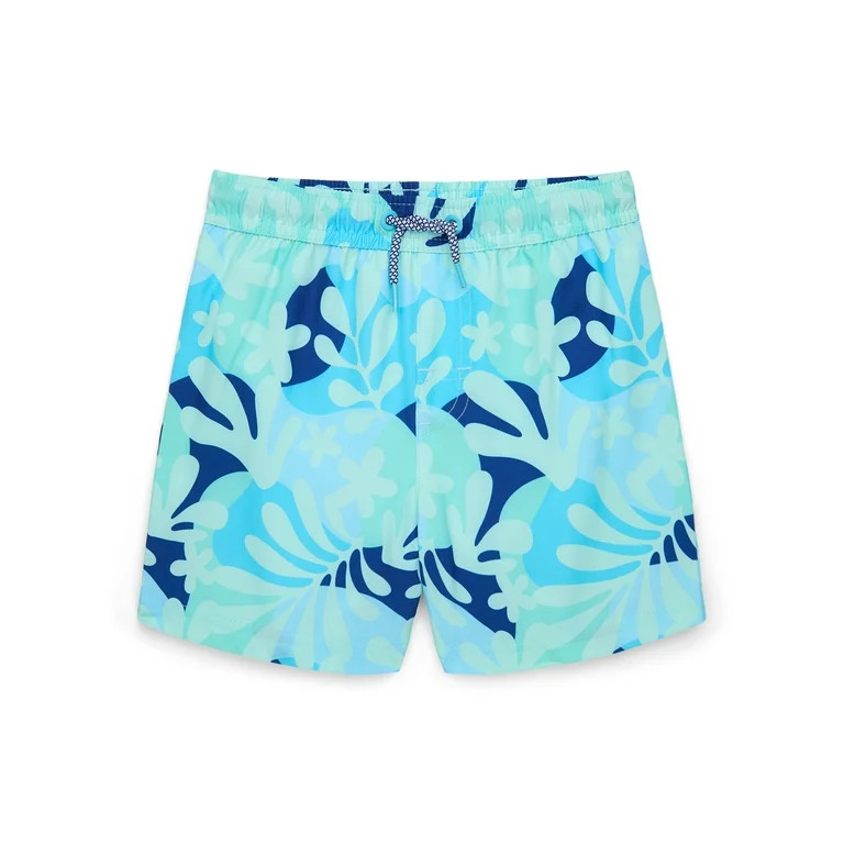 Wonder Nation Toddler Boy Quick Dry Swim Shorts, Sizes 12M-5T | Walmart (US)