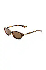 Le Specs Duskfall Sunglasses in Tort & Brown Mono from Revolve.com | Revolve Clothing (Global)
