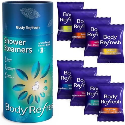 Shower Steamers Birthday Gifts for Men - 8 Pack Shower Bombs Self Care Home Spa Relaxation Gifts,... | Amazon (US)